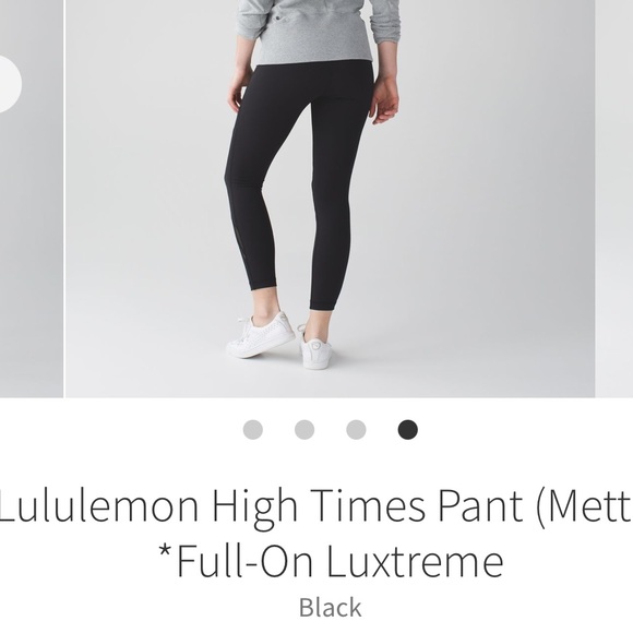Lululemon metta high times tights size 8 black - Picture 5 of 8